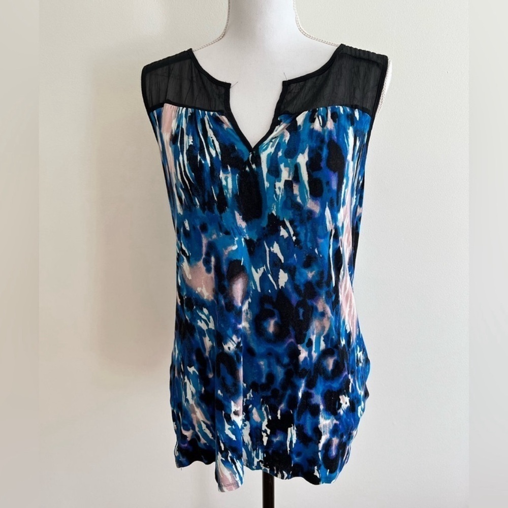 Simply Vera Multi-Colored Lacy Flowing Top - Size M
